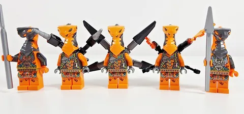 Lego Ninjago Core Minifigure Lot of 5 Viper Flyer Cobra Mechanic Boa Destructor