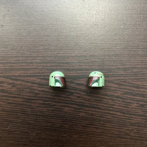 Star Wars LEGO x 2 Boba Fett Sand Green Minifigure, Headgear Helmet with Holes
