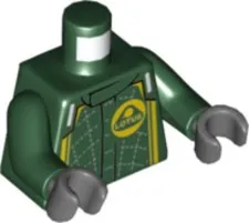 LEGO® Part 973pb4663c01 - Torso Racing Suit with Lotus Logo