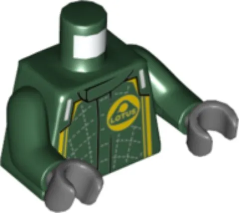 LEGO® Part 973pb4663c01 - Torso Racing Suit with Lotus Logo