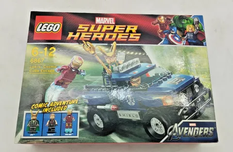 LEGO 6867 Loki's Cosmic Cube Escape MISB NEW EOL MARVEL Avengers Iron Man Super