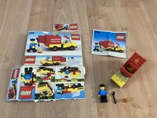 Vintage Lego 646 Auto Service Truck with Box Part and Instructions