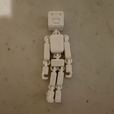 “Ragdoll” 3d printed articulating figure mini version