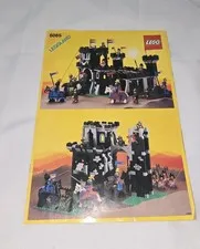 1988 Lego LegoLand Castle Black Monarch's Castle Instruction Booklet Only 6085