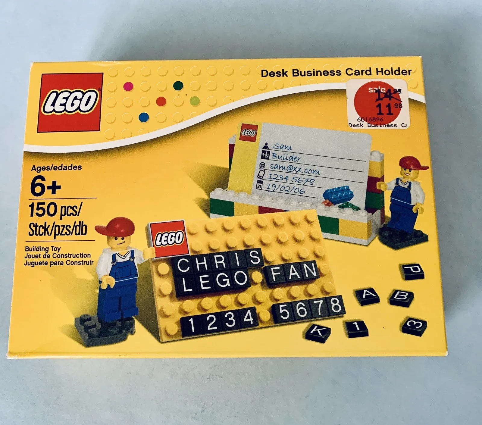 LEGO 850425 Desk Business Card Holder Office Stationary