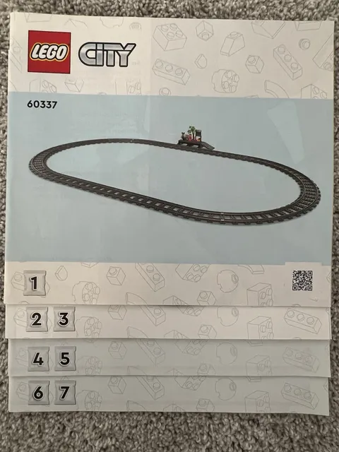 LEGO City Express Passenger Train (set 60337) Instruction Manuals Only.