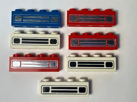 LEGO 7 vintage vintage car grille and headlights pattern