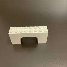 Lego 4743 Arch White Replacement Add-on Part Piece