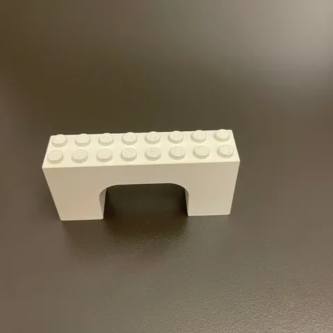 Lego 4743 Arch White Replacement Add-on Part Piece