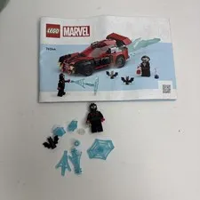 2023 Lego Superheroes Spider-Man Miles Morales vs. Morbius Set 76244 manual +fig