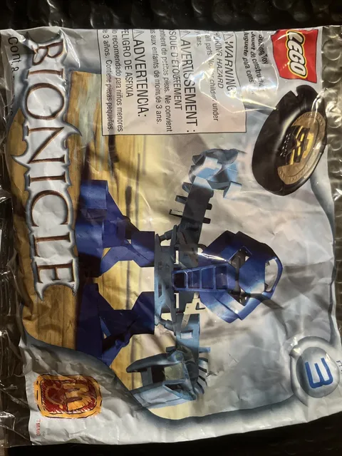 Vintage LEGO Bionicle #3 Maku Figure 2001 McDonalds Happy Meal Toy Sealed
