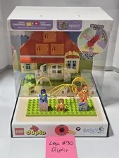 LEGO Duplo Bluey 10459 Family House Toy Store Display Case White Promo Plastic