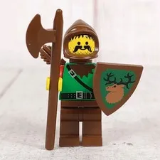 LEGO Minifigure Castle Dark Forest Forestman 4 - Brown Legs cas010 - 6024 6079