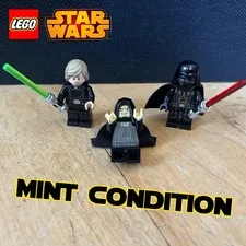 Luke Skywalker Darth Vader And Emperor Palpatine LEGO Minifigure Set Of 3 75352