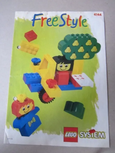 Lego System 4144 Free Style Building Instructions Instruction
