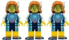 Lego 3 New Marine Biologist Series 29 Minifigures Only No Stand and Accessories