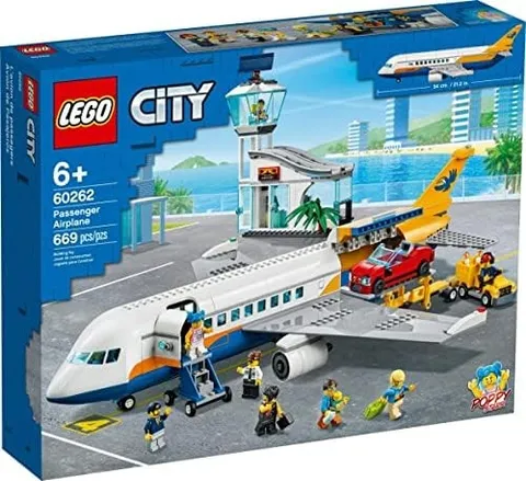 LEGO CITY: Passenger Airplane (60262) oy Brick Gift Airplane Hikoki F/S w/Track#
