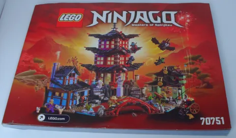 LEGO NINJAGO 70751 Temple of Airjitzu Manual Only