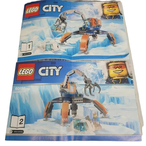 LEGO City Arctic Ice Crawler 60192 Instruction Manuals Book 1 & 2 ONLY