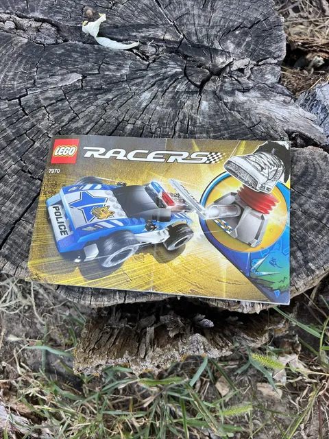 Lego 7970 Racers -Instruction Manual Only Police Car