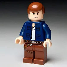 LEGO TCS Custom Han Solo Hoth Minifigure (Pad Print)