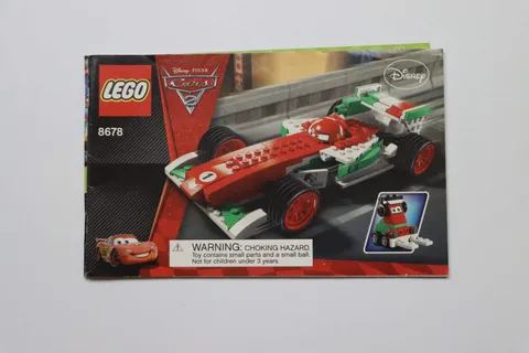 LEGO® Disney™ Cars 2 8678 Ultimate Build Francesco Instruction Manual Only!
