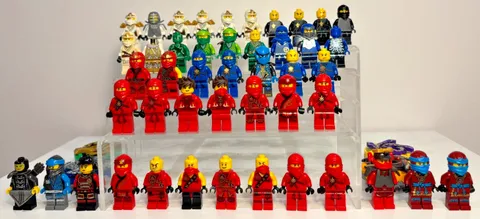 LEGO® Ninjago Minifigure Collection Lot x46 + 4 Spinjitzu Spinners Genuine LEGO