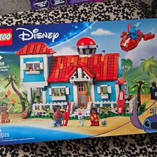 LEGO Disney 43268 Lilo and Stitch Beach House 834 Pieces ONLY BOX