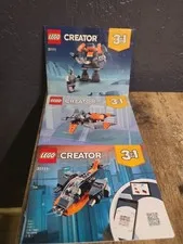 Lot of 3 LEGO Instructions Manuals 3 in 1 CREATOR 31111