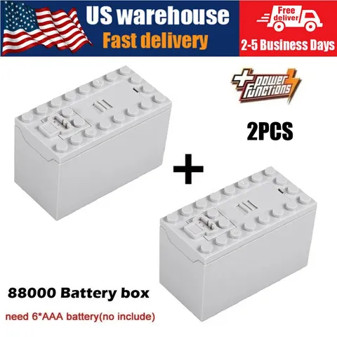 88000 AAA Battery Box Power Functions For Trains/Motors/Lights/MOCs For LEGO Toy