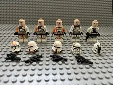 LEGO Star Wars Lot of Utapau 212th Clone Trooper Minifigure + Blasters (75036) 