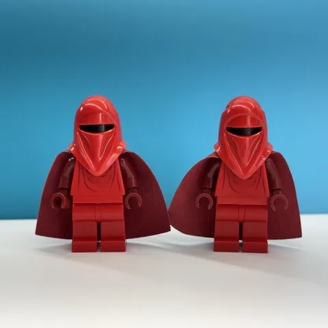 2x LEGO Star Wars Imperial Royal Guard Minifigures Lot of 2 sw0521b 75291 Red