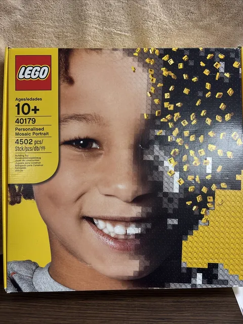 LEGO Miscellaneous: Personalised Mosaic Portrait (40179) Good Condition