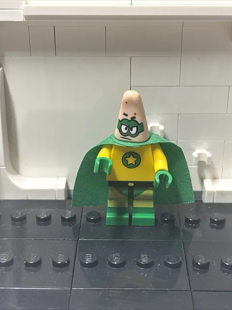 Lego Spongebob SquarePants PATRICK SUPER HERO Minifigure bob026 Minifig Figure