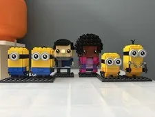 Lego Brickheadz: Minions The Rise of Gru Bundle Lot 40420 & 40421 Pre Built Sets