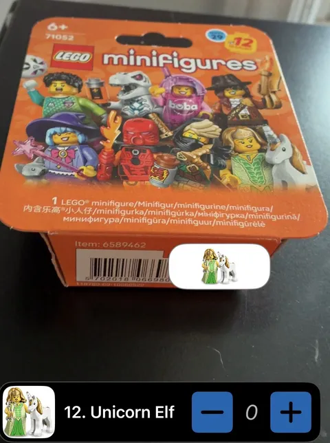 Lego New Series 29 Collectible Minifigures 71052 Unicorn Elf