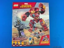 New Lego #76104 Marvel Super Heroes: The Hulkbuster Smash-Up Retired Free Ship