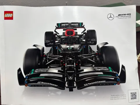 LEGO Technic 42171 Mercedes-AMG Petronas F1 W14 Instruction Manual Only