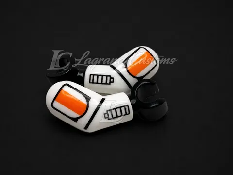 Lego Custom Pad Printed Compatible Clone Trooper Arms Orange Style 1