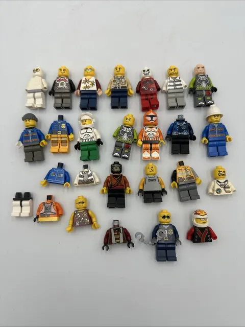 15+ Lego Ninjago: Lot of Assorted Mini figures, Parts, and pieces GUC See Photos