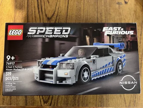 LEGO Speed Champions 76917 2 Fast 2 Furious Nissan Skyline GT-R R34 319pc