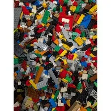 Lego Bulk Lot Bricks 5lb Mixed Assorted Colors Shapes Sizes Building Pieces MOC