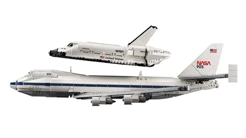LEGO Shuttle Carrier Aircraft 10360 HardlyUsed ReversePackaged 100% wBox&Book