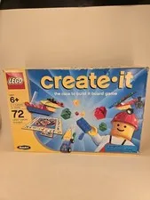 Lego Create It The Race To Build Board Game Used (wear / missing some pieces)