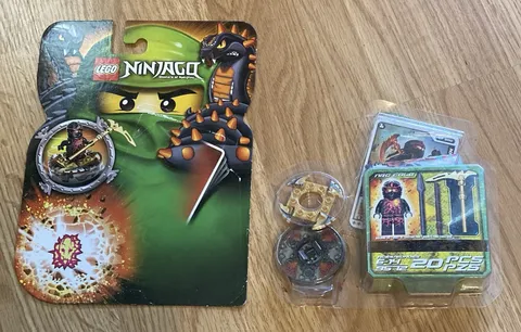 2012 LEGO NINJAGO NRG Cole Spinner 9572 Legos&Card In Sealed, Opened Blister Pk