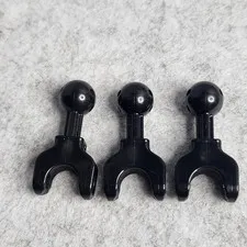 Lego 90611 Hero Factory Arm Leg with Ball Joint on Axle Short Black x3 Genuine