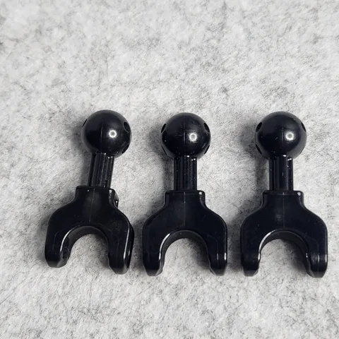 Lego 90611 Hero Factory Arm Leg with Ball Joint on Axle Short Black x3 Genuine