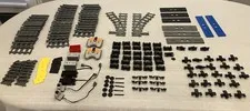 LEGO Train Parts (Roughly 5lbs) With Working Batteries And Motors (Description)