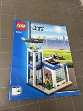 VINTAGE LEGO INSTRUCTIONS BROCHURE  CAR TRUCK CITY 60047 POLICE