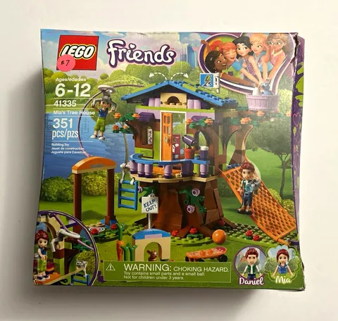LEGO Friends 41335 Mia’s Tree House Retired Open Box Sealed Bags 351 Pieces